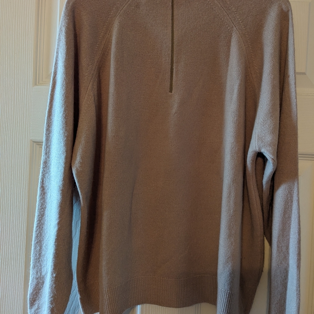 Vintage Duvet Mock Neck Sweater With Zipper Back Size XL - Picture 4 of 4